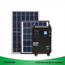 Sistema solar recarregável 50W do gerador de potência da casa da CA da energia 300W